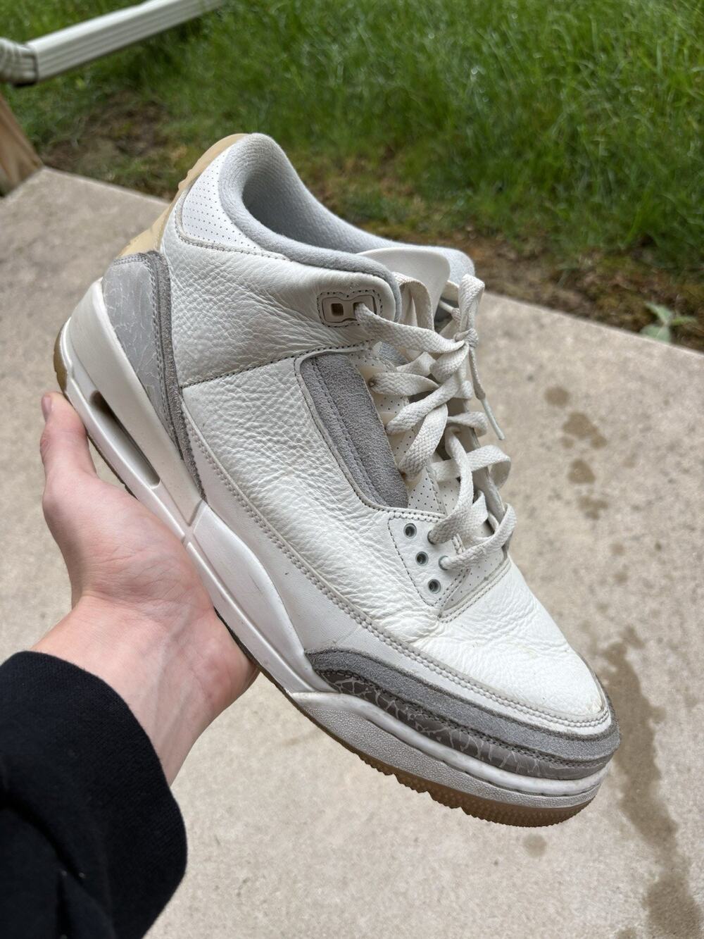 Nike Air Jordan 3 Craft Ivory Men’s Size 12 Sail Ivory Sneakers Shoes